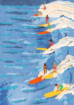 kühles Surfen von Raissa Oltmanns