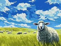 Sheeps In The Field