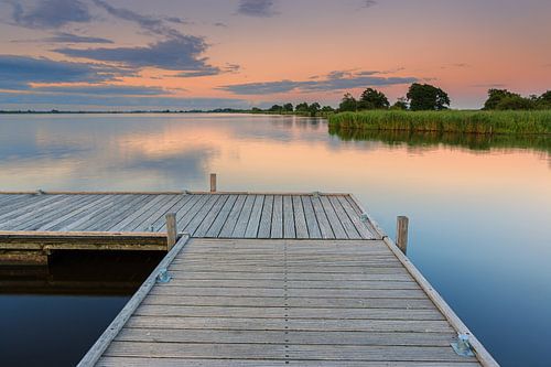 Een avond aan het Leekstermeer