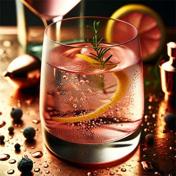 Roze gin van Eric Nagel