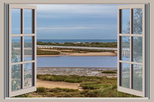 View of Ilha de Cabanas from the window by Fotografie Jeronimo
