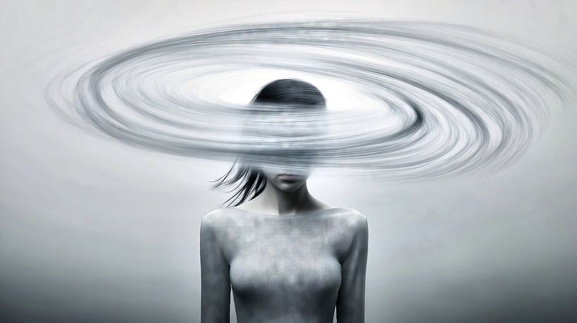 Surreal portrait by Frank Heinz