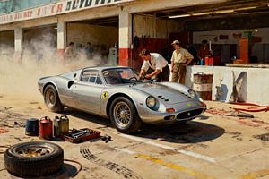 Ein Moment in Bewegung: Ferrari GTB Dino