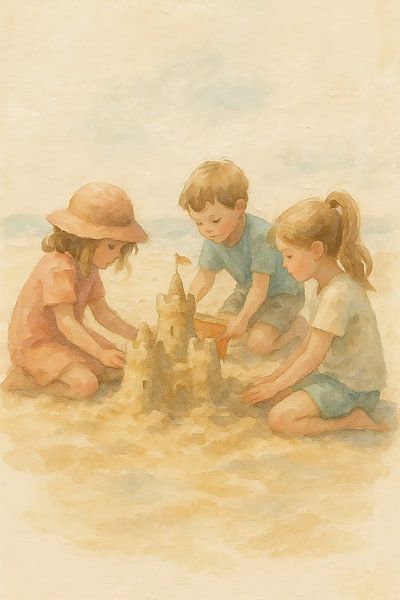 Aventure de construction de châteaux de sable par INGO