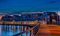 Blue Hour, Rainbow, Houses, The netherlands