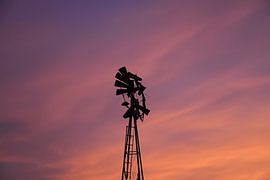 Rusty plantation Windmill Curacao