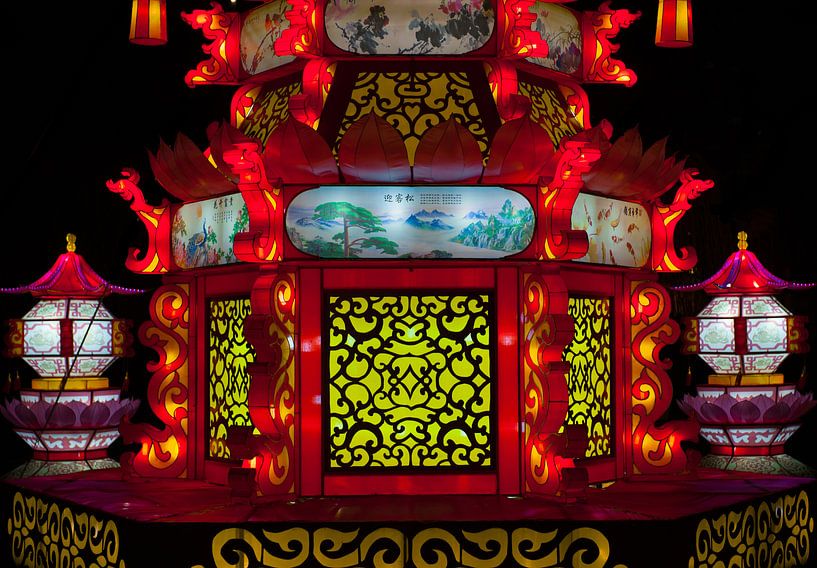 Chinese Ornament at Lightfestival by Brian Morgan