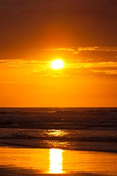 Zonsondergang Noordzee (1) by schylge foto