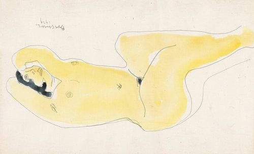 Reijer Stolk - Reclining naked woman (1929)