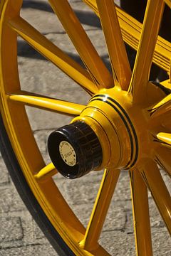 rear wheel of a carriage by Norbert Sülzner