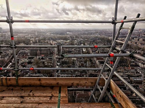 Uitzicht vanuit de Domtoren in Utrecht