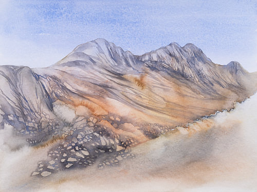 Majestätische Berglandschaft, Sierra de Bernia