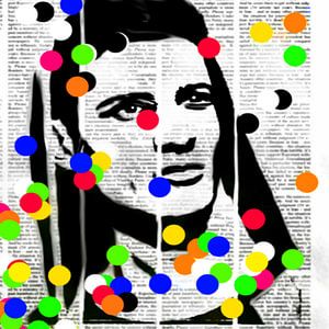 Newspaper Point Pop Art PUR van Felix von Altersheim