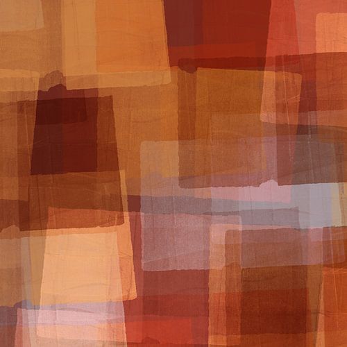 Retro stemming in oranje tinten