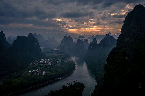 Karstgebergte in omgeving van Yangshuo