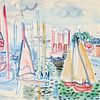 Raoul Dufy - Voiliers dans le port de Deauville (1929) sur Peter Balan