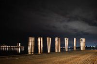 Windvanen en Landmark aan de Bergseplaat, Bergen op Zoom