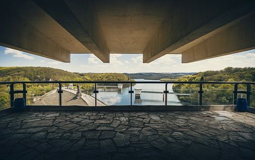 Looking out over La Gileppe