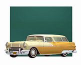 Klassieke auto – Oldtimer Pontiac Safari Station wagon 1956 van Jan Keteleer thumbnail