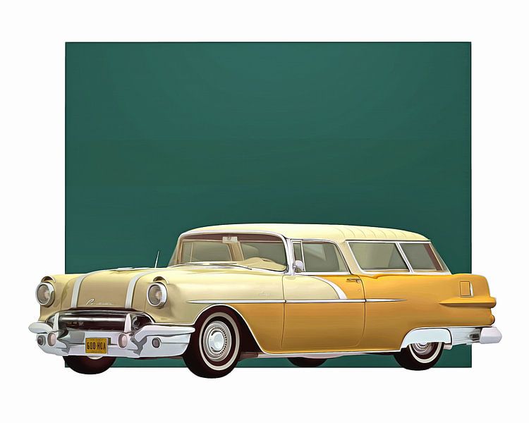 Oldtimer – Pontiac Safari Station wagon 1956 von Jan Keteleer