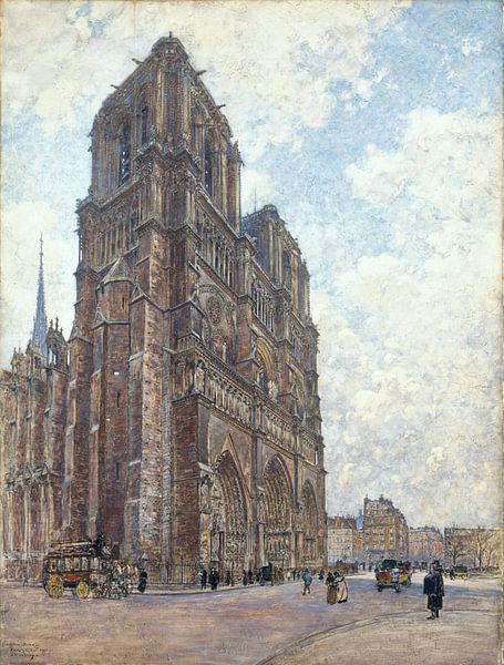 Notre Dame en 1901 par Atelier Liesjes