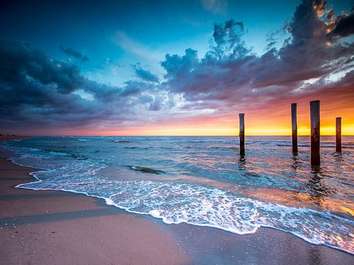 Zonsondergang in Petten