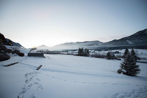 Weissensee in the early morning