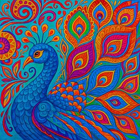 Tropical Dream Peacock sur Ainoeska