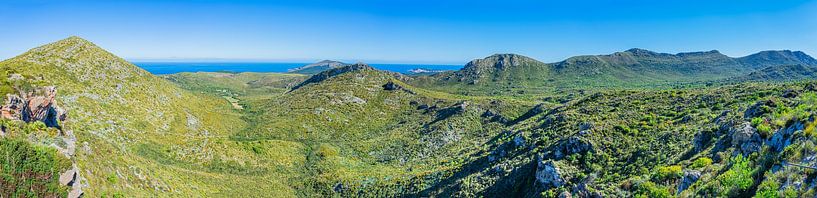 Mountains of Sierra de Tramuntana, panorama view, Mallorca islan by Alex Winter