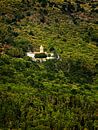 Colline italienne avec monastère par Paul Teixeira Aperçu