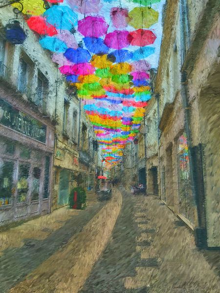 Paraplu's in Laon van Greta Lipman