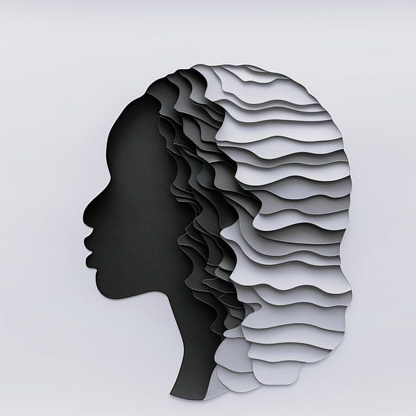 Layered Serenity #2 Monochrome van Mister Artwork