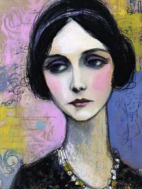 Mystik und Modernität von Abstraktes Gemälde