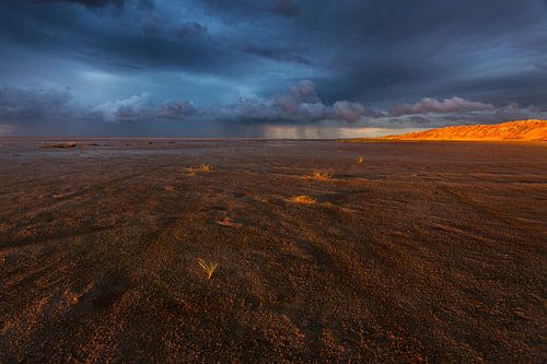 Ameland vlak voor een onweersbui