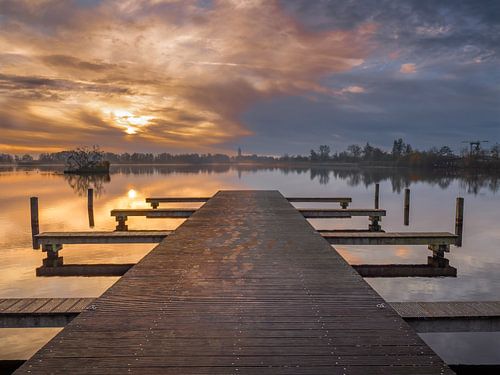 Steiger bij Strand Zomer in Nieuwkoop