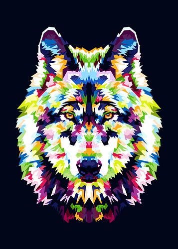Wolf Popart