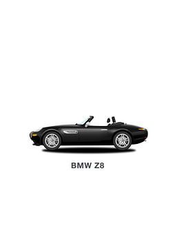 BMW Z8 Zwart van Bas de Glopper