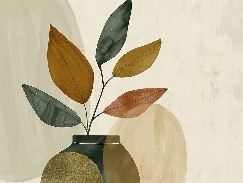 Abstracte Plant van Modern Collection
