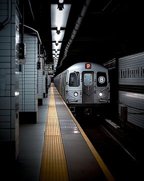 Ondergronds in Manhattan van fernlichtsicht