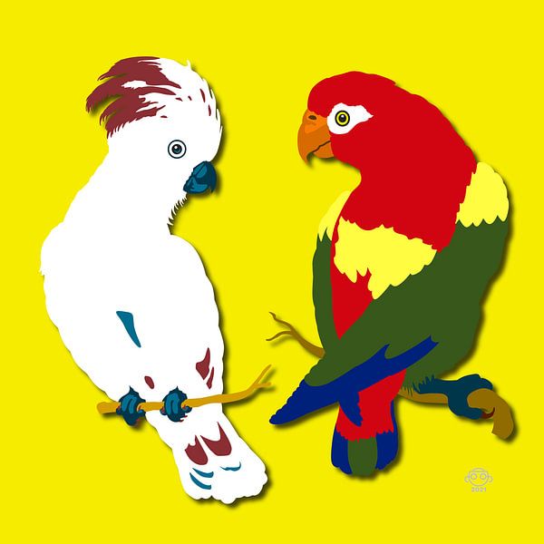 Papegaaien van Marco Roling