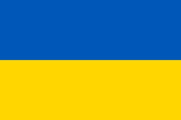 Flagge der Ukraine von de-nue-pic