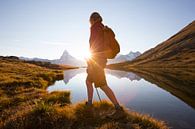 Bergwandelen Zwitserse Alpen Matterhorn van Menno Boermans thumbnail