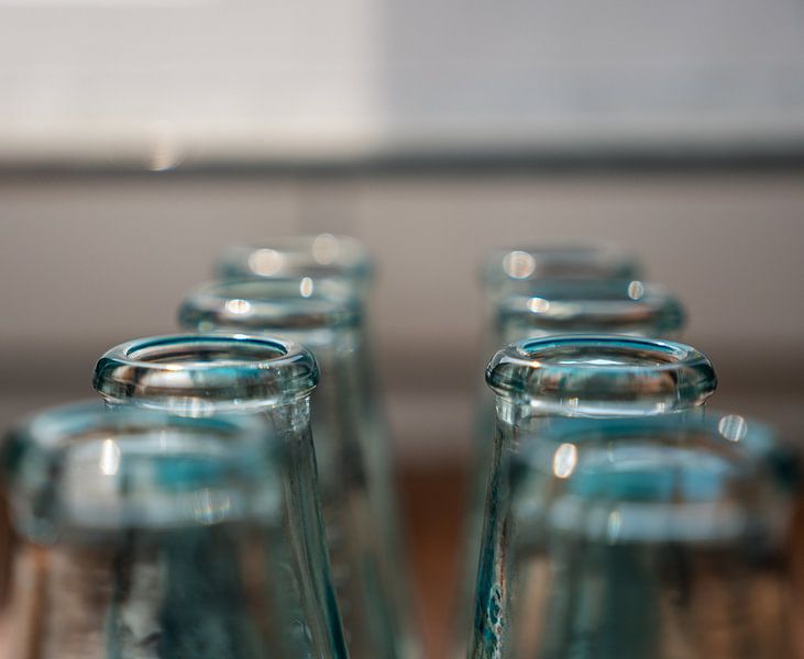Bottles with blur by Mustafa Kurnaz