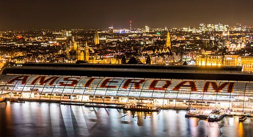 Amsterdam Hauptbahnhof Vogelperspektive