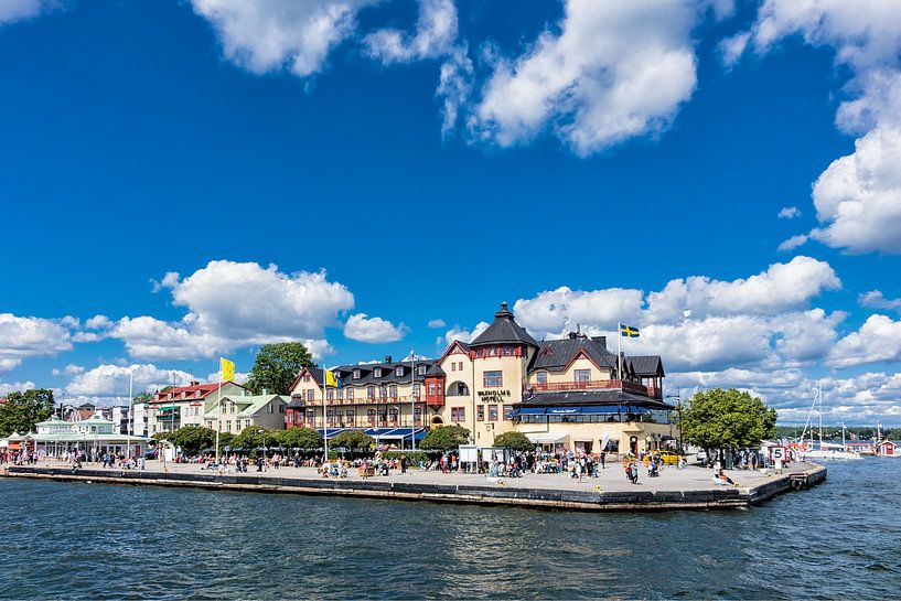 Vaxholm an der schwedischen Küste van Rico Ködder