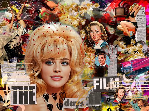 The Film Days – Retro Dreams in Pop Art Collage