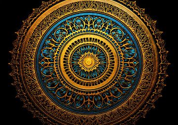 Mandala | Mandala Kunstwerk von Abstraktes Gemälde
