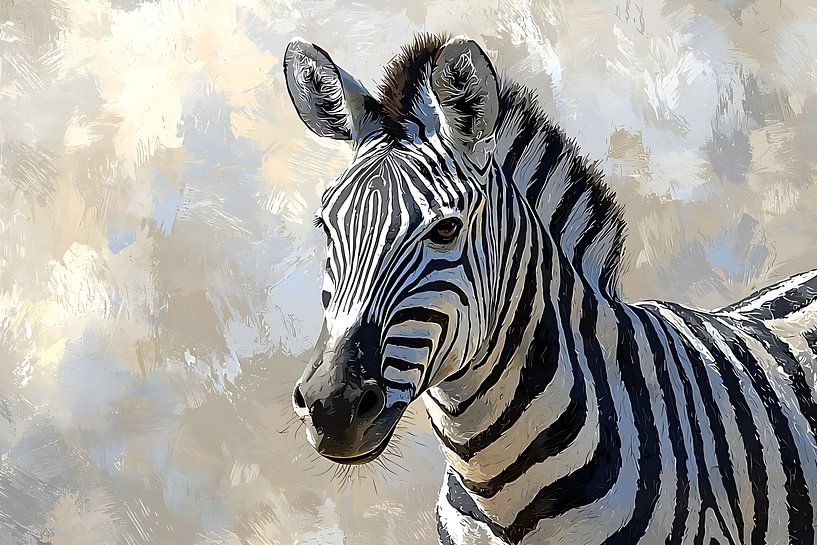 Elegantes Zebra von PixelPrestige