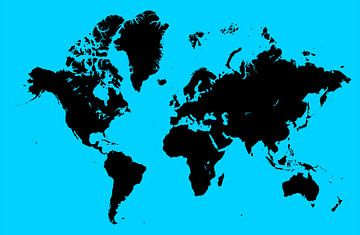 Die Welt im Jahr zweitausendzweiundzwanzig (blaues Wasser) von Marcel Kerdijk