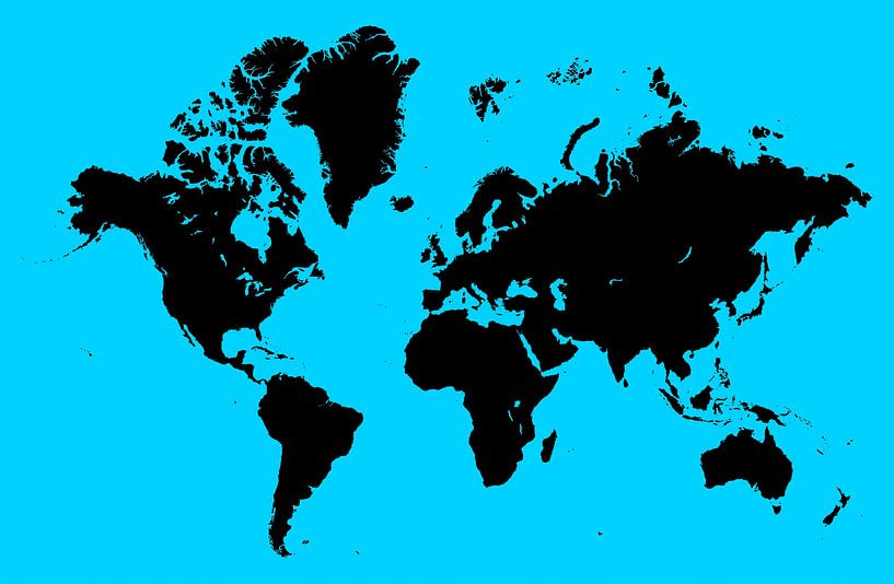 Le monde en deux mille vingt-deux (eau bleue) par Marcel Kerdijk